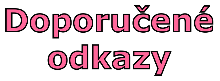 Doporuen odkazy, dleit informace a zbava pro voln as